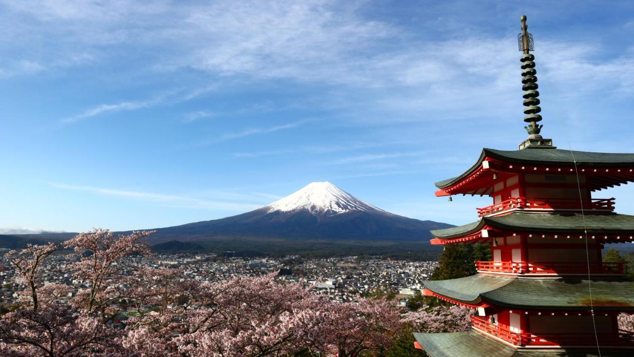 ホステル富士山 結 Fujiyoshida Esterno foto